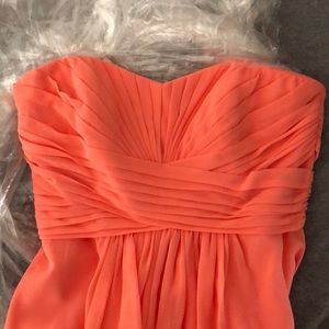 Coral Bridesmaids Dress